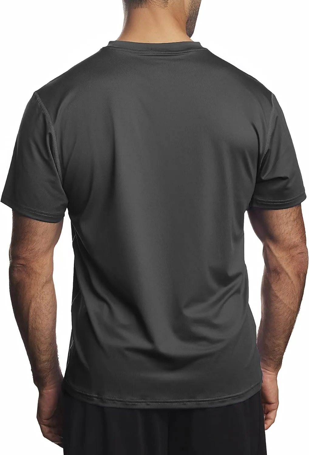 Arctic Cool Men??s Crew Neck Instant Cooling Moisture Wicking Performance UPF 50  Short Sleeve Workout Shirt