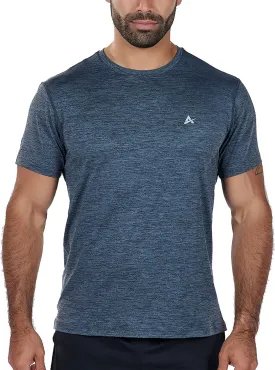 Arctic Cool Men??s Crew Neck Instant Cooling Moisture Wicking Performance UPF 50  Short Sleeve Workout Shirt