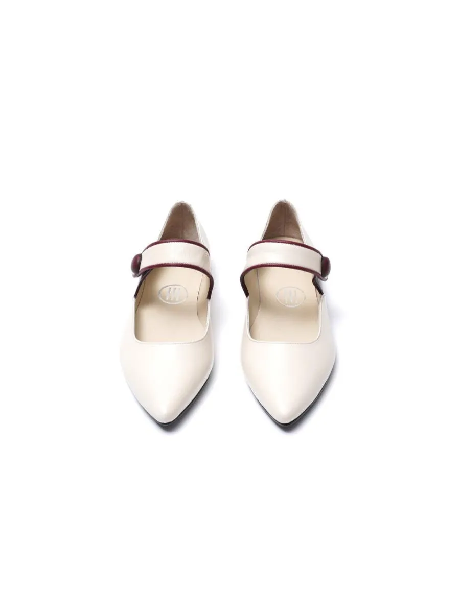 Beige Ira Ballet Flats