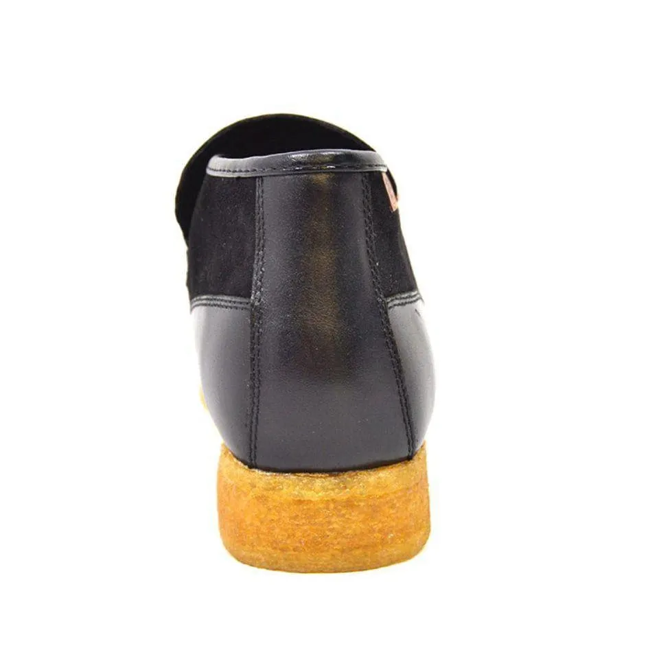 British Walkers Classic Men's Black Snake Leather Custom Slip On