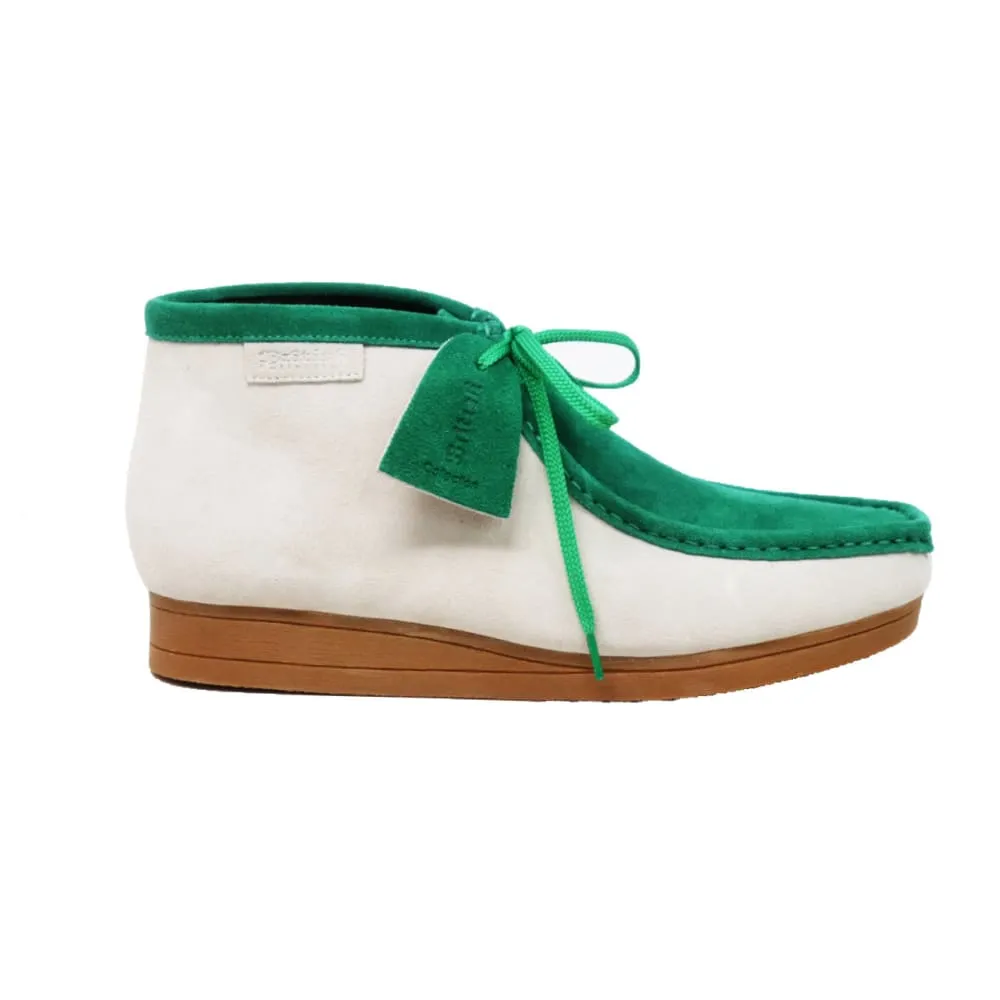 British Walkers New Castle Wallabee Boots Men's Two-Tone Suede Combo