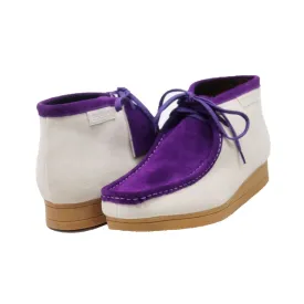 British Walkers New Castle Wallabee Boots Men's Two-Tone Suede Combo