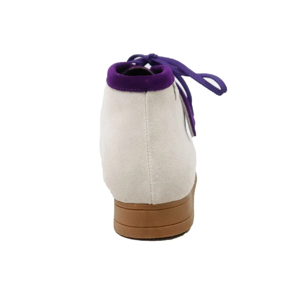 British Walkers New Castle Wallabee Boots Men's Two-Tone Suede Combo