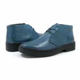 British Walkers Playboy Classic Men's Steel Blue Leather