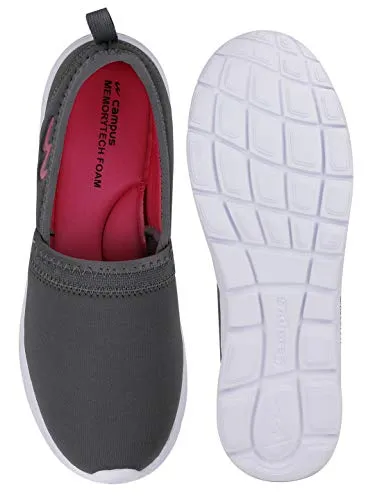 Campus Women's NURA D.Gry/Pink Walking Shoes 7-UK