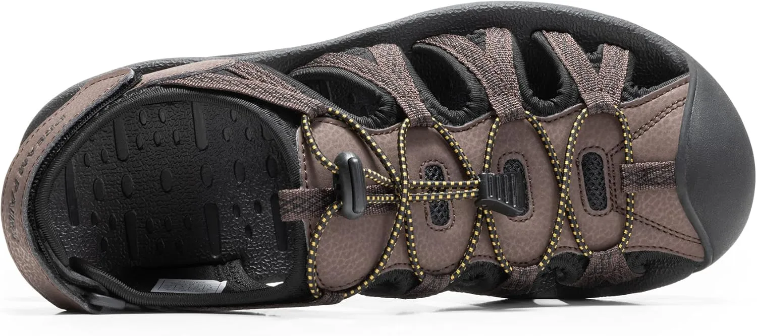 DREAM PAIRS Men's 160912-M-NEW Adventurous Summer Outdoor Sandals
