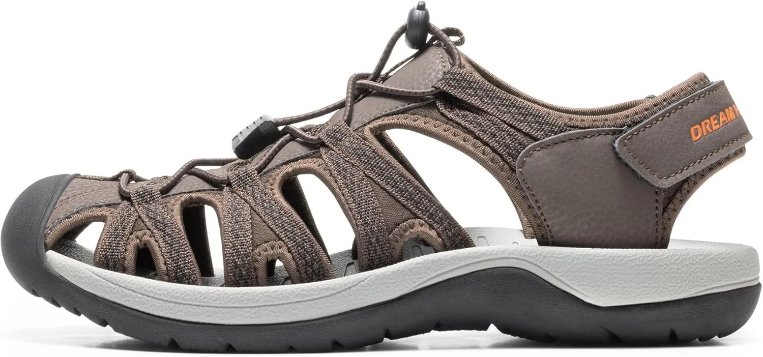 DREAM PAIRS Men's 160912-M-NEW Adventurous Summer Outdoor Sandals