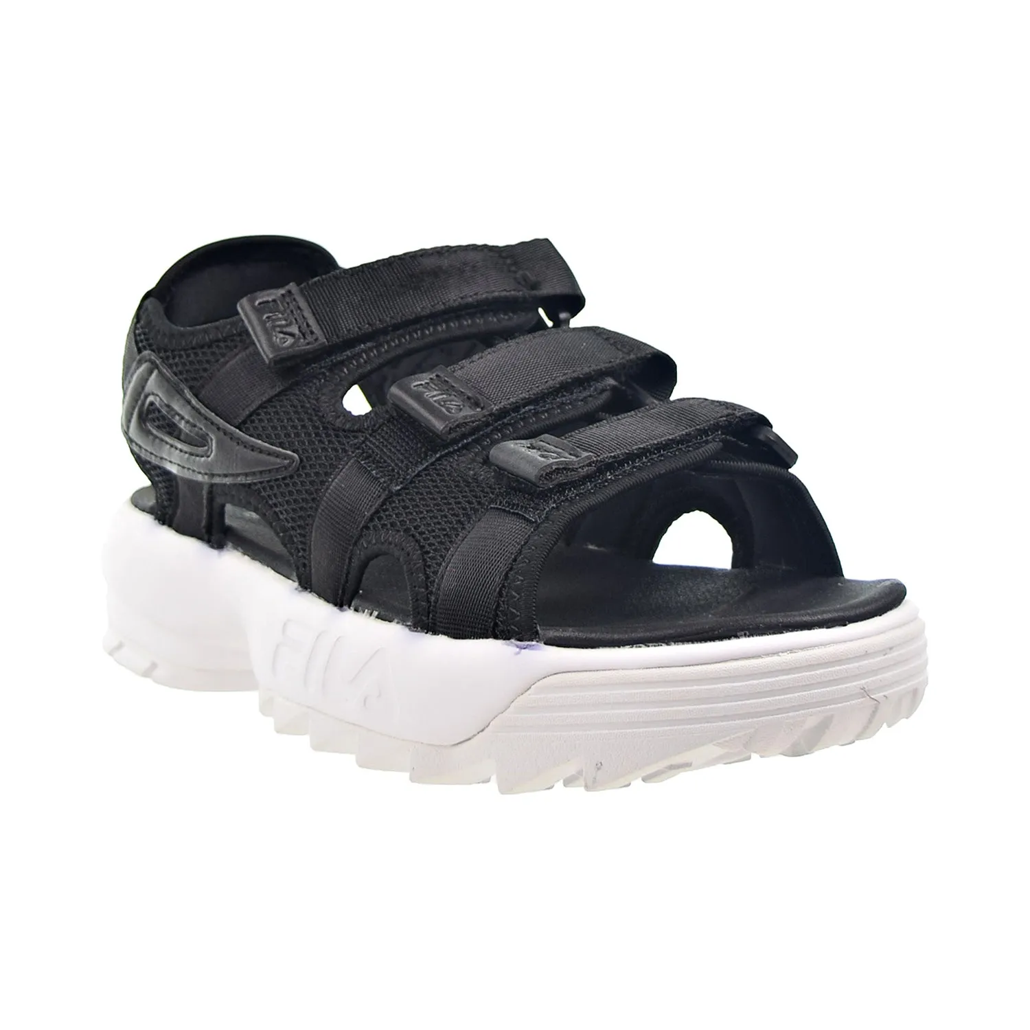 Fila Disruptor Strap Men's Sandals Black-White