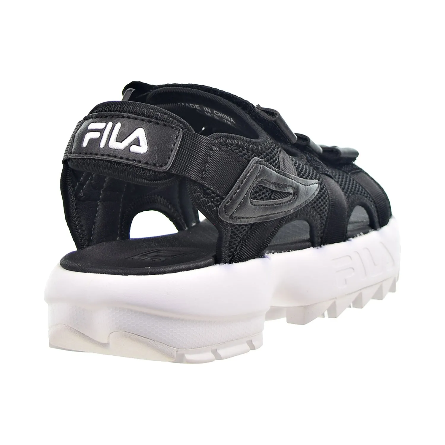 Fila Disruptor Strap Men's Sandals Black-White
