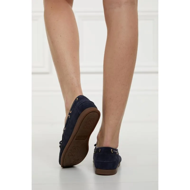 Holland Cooper Ladies Deck Shoe - Ink Navy