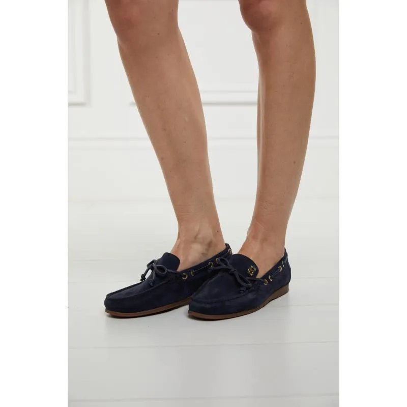 Holland Cooper Ladies Deck Shoe - Ink Navy