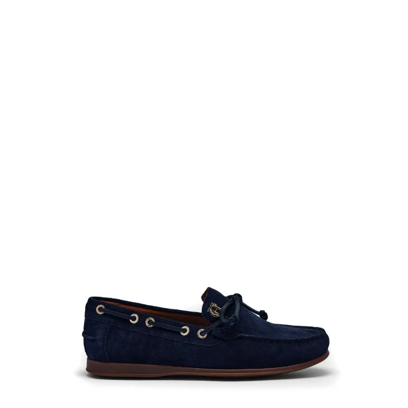 Holland Cooper Ladies Deck Shoe - Ink Navy