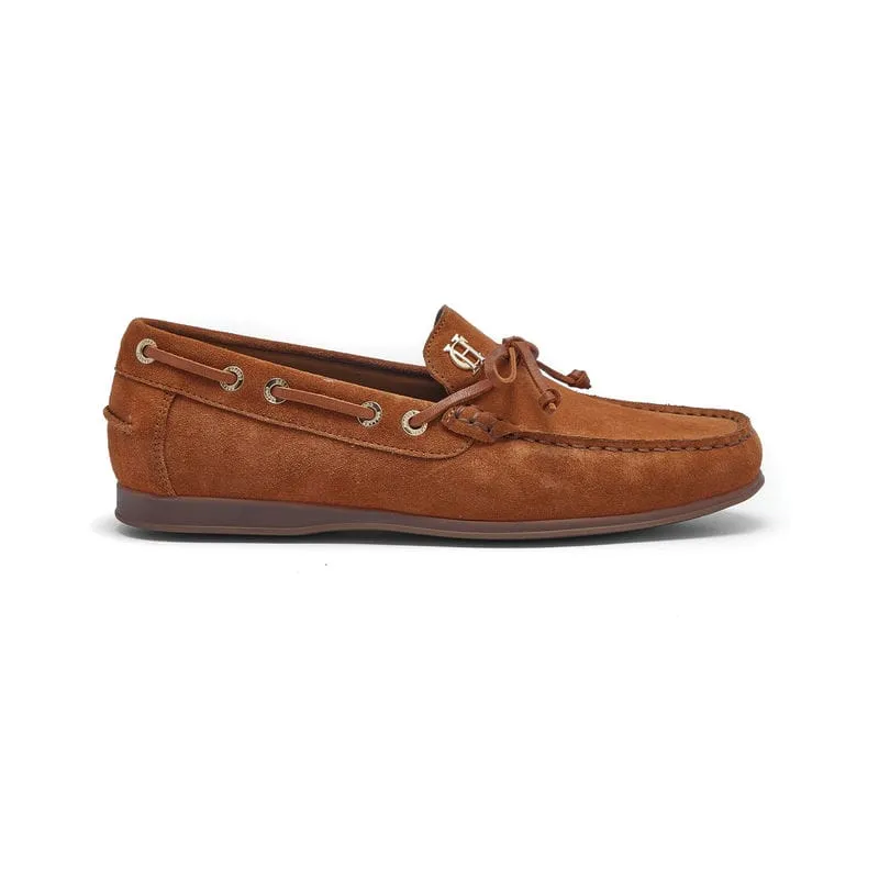 Holland Cooper Ladies Deck Shoe - Tan