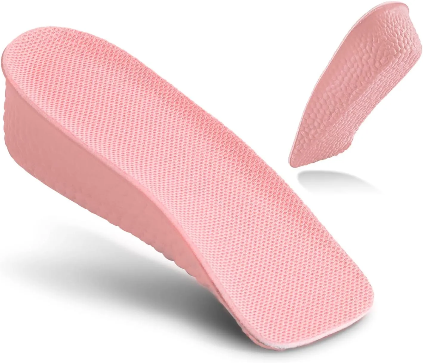 JADE KIT Height Increase Insoles for Women - Foot Arch Contour Shoes Lifts for Women Orthopedic Heel Lift Cushion Gel Leg Discrepancy Balancer, Women's Size 8-10 (1.5 Inch)