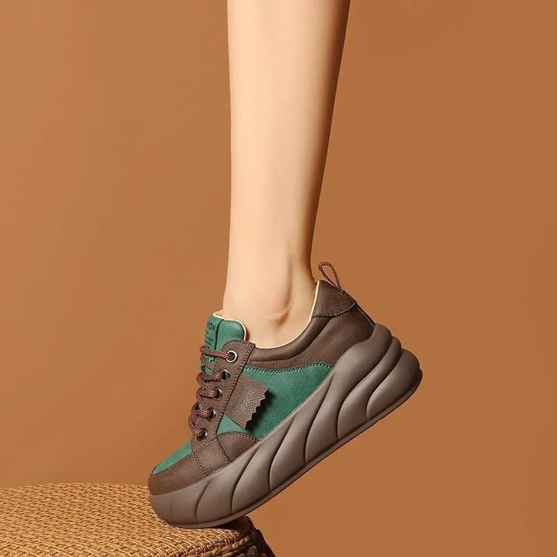 Lightweight Casual Color-Blocking Shoes