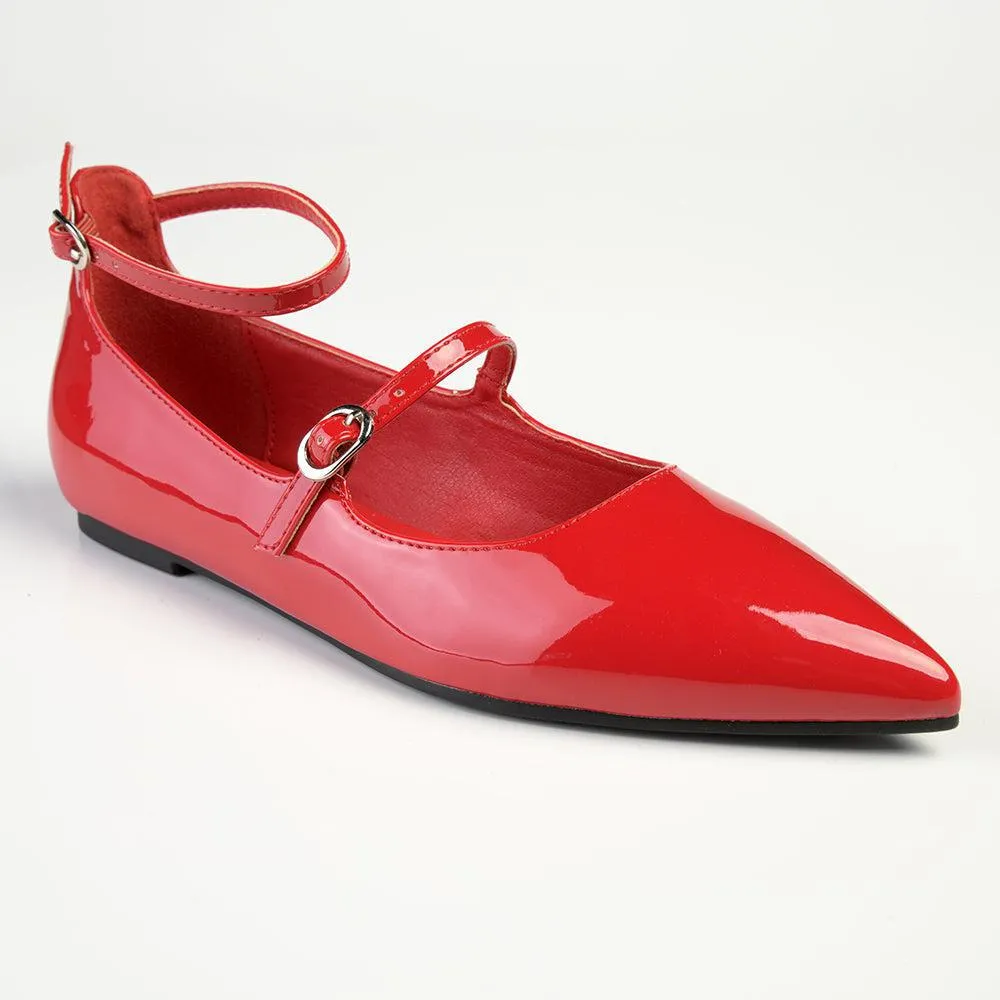 Madison Babs Pump - Red