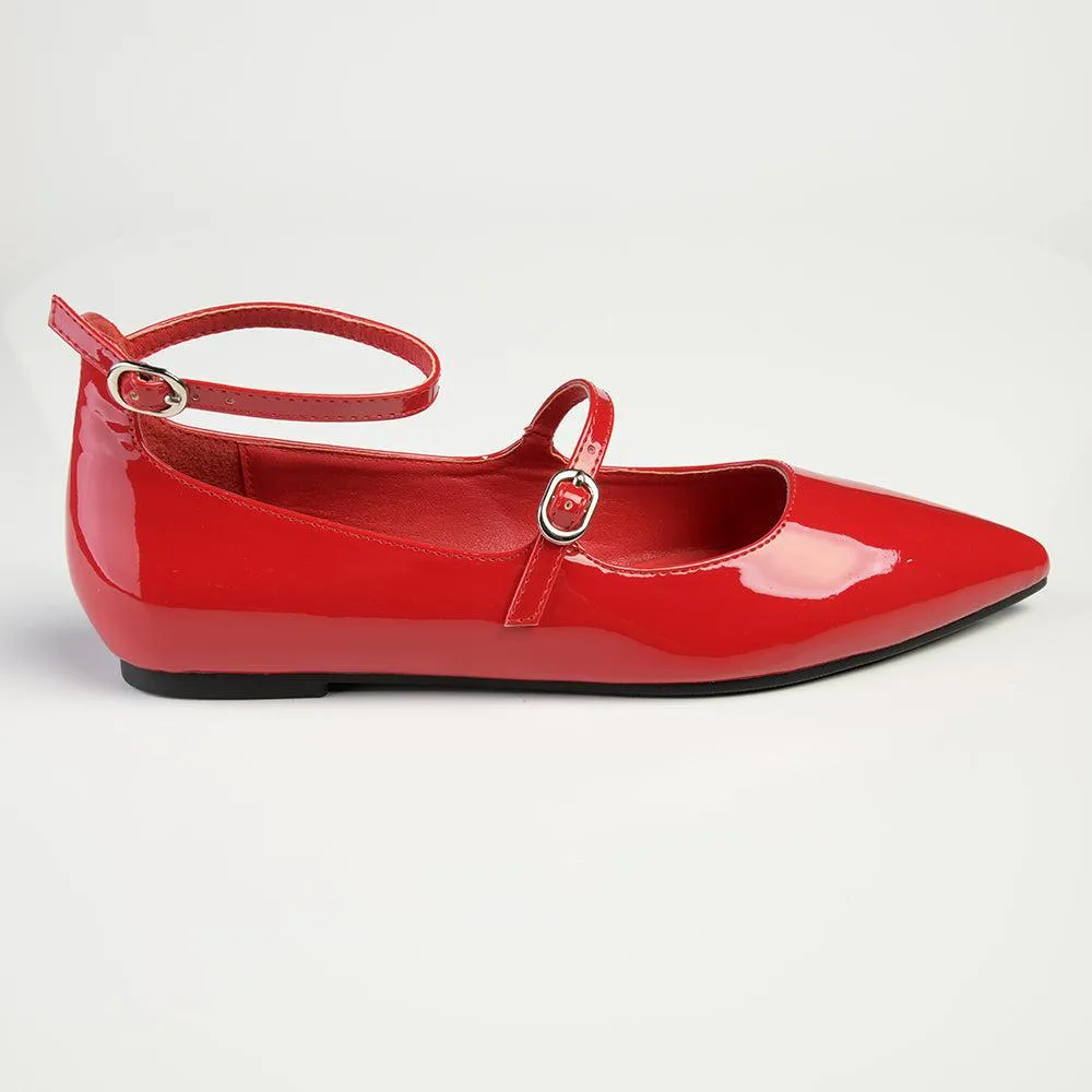 Madison Babs Pump - Red