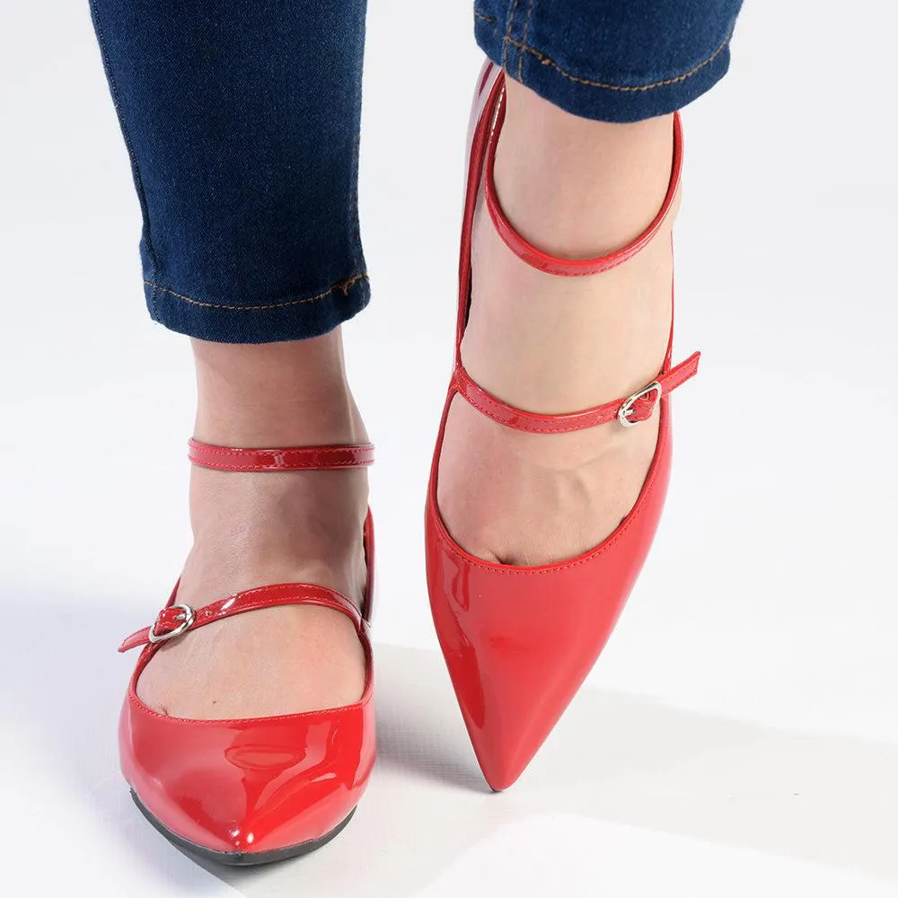 Madison Babs Pump - Red