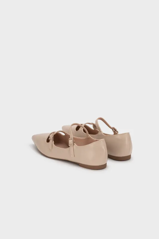 MARY JANE POINTED TOE FLAT