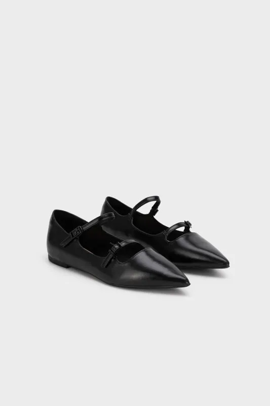MARY JANE POINTED TOE FLAT