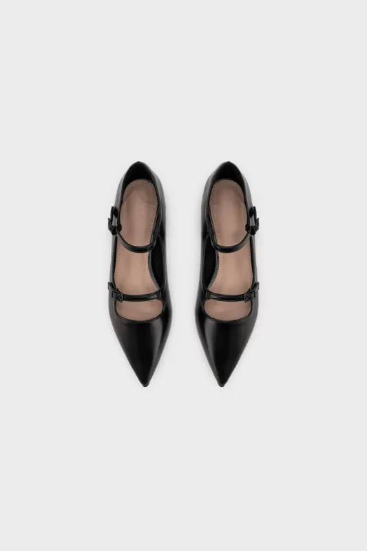 MARY JANE POINTED TOE FLAT
