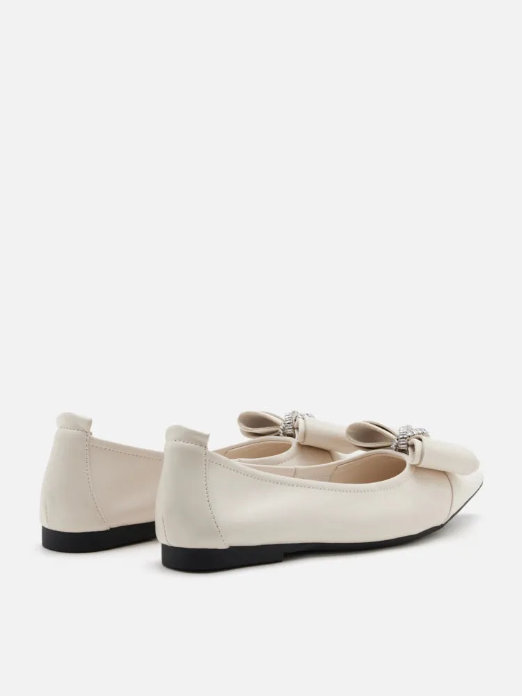 Melva Bow Pointed Toe Flats