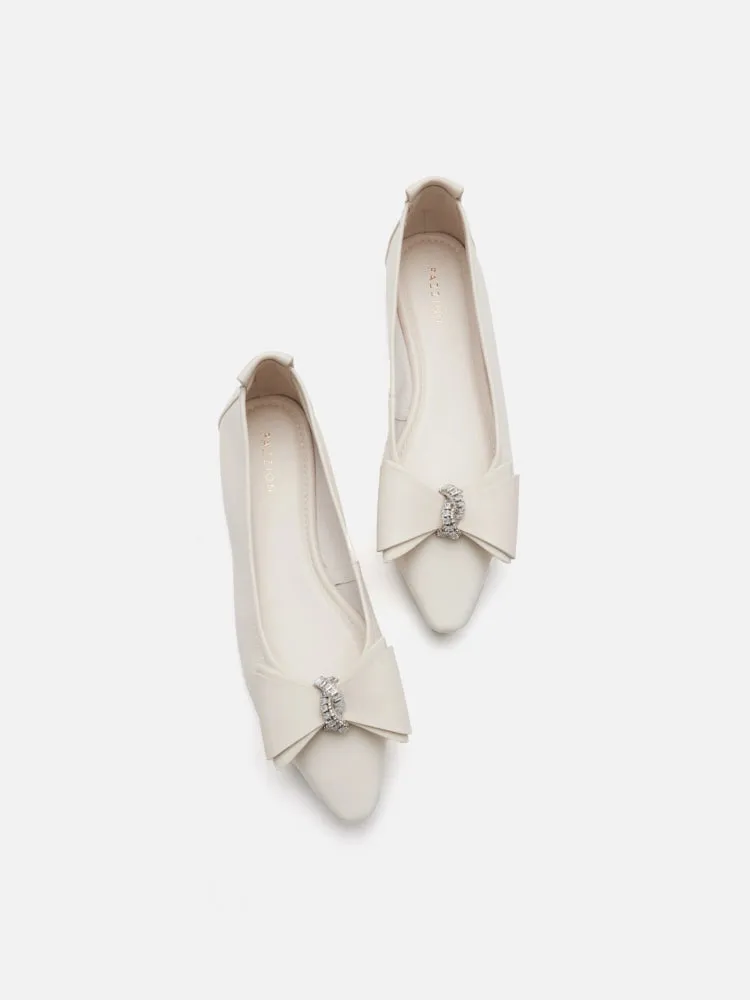 Melva Bow Pointed Toe Flats