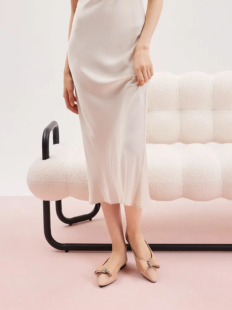 Melva Bow Pointed Toe Flats
