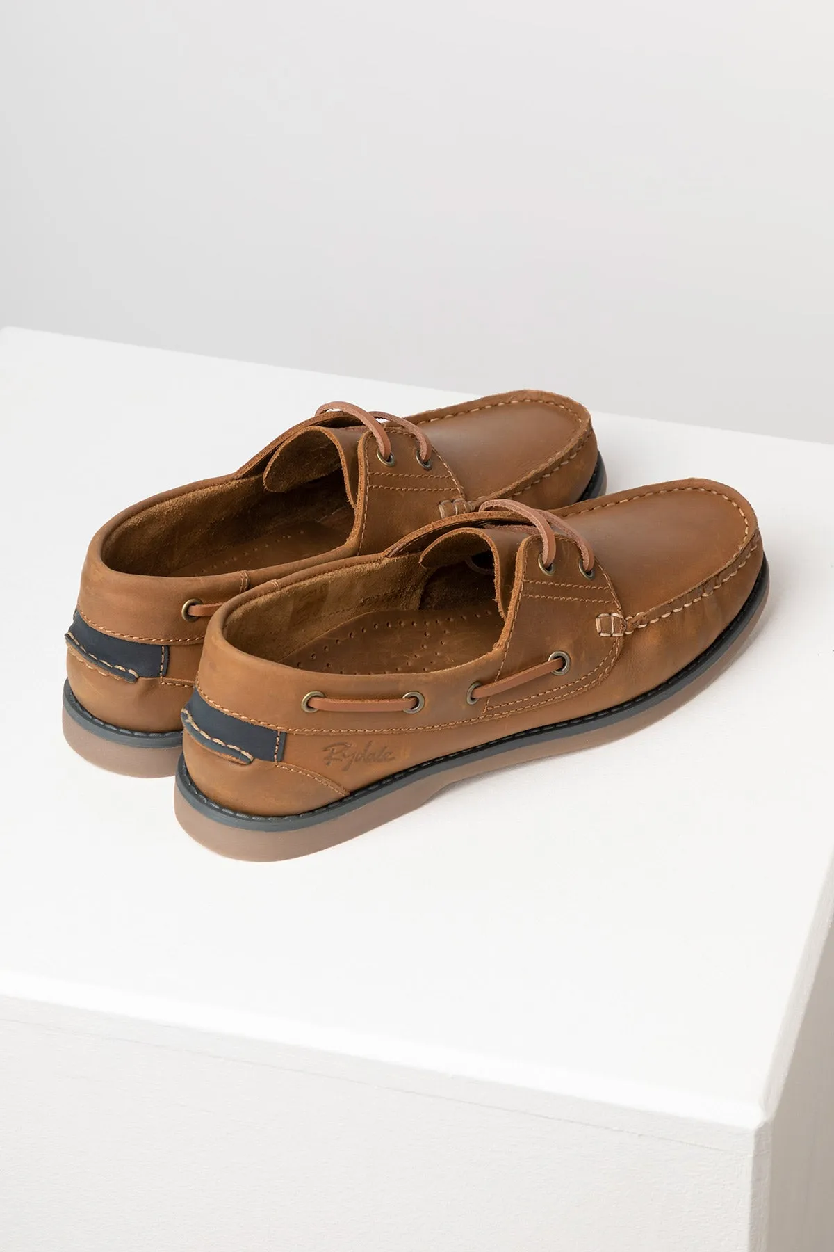 Men's Leather Deck Shoe - Runswick
