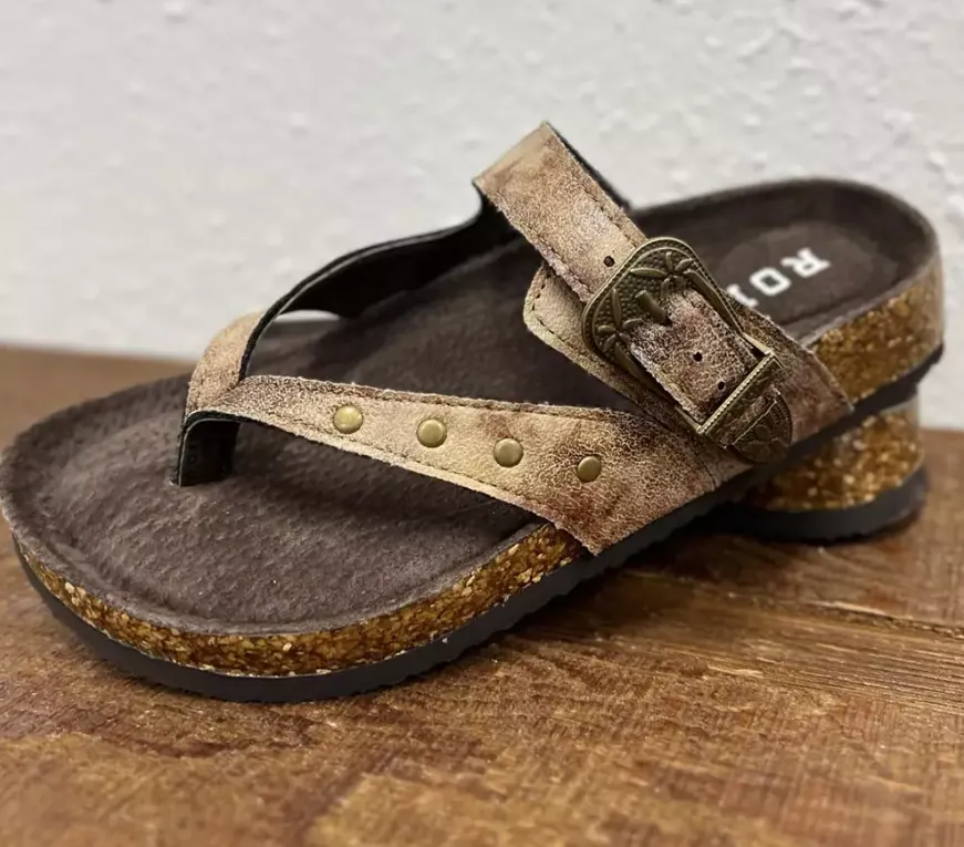 Roper Ladies Corrina Sandal - Tan