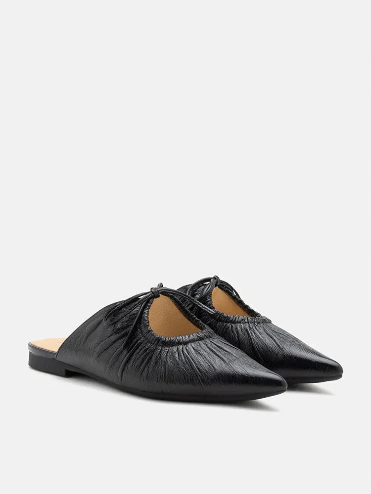 Sabrianna Tied Pointed Toe Mules