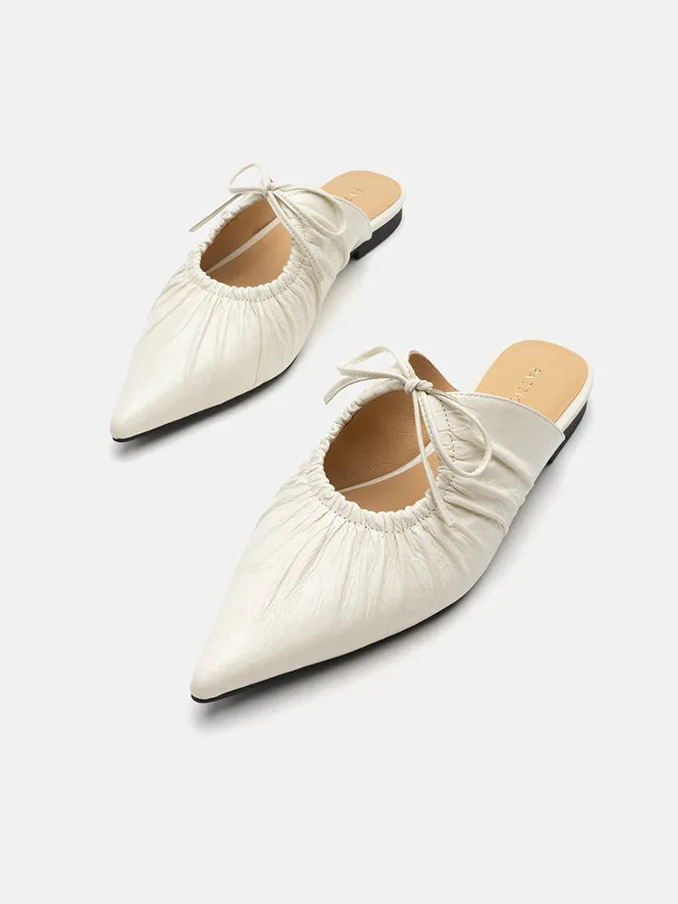 Sabrianna Tied Pointed Toe Mules