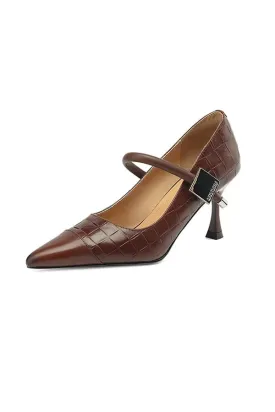 Serpatura Diamoré Buckle Stilettos