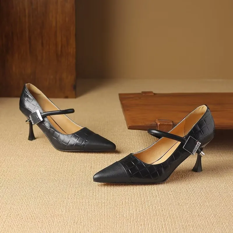 Serpatura Diamoré Buckle Stilettos