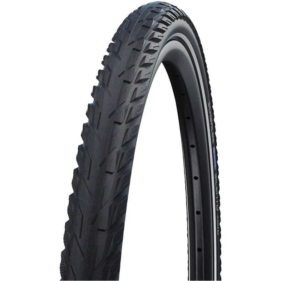 Silento Touring-Hybrid Bike Tire - 700 x 35, Clincher, Wire, Black, K-Guard, SBC