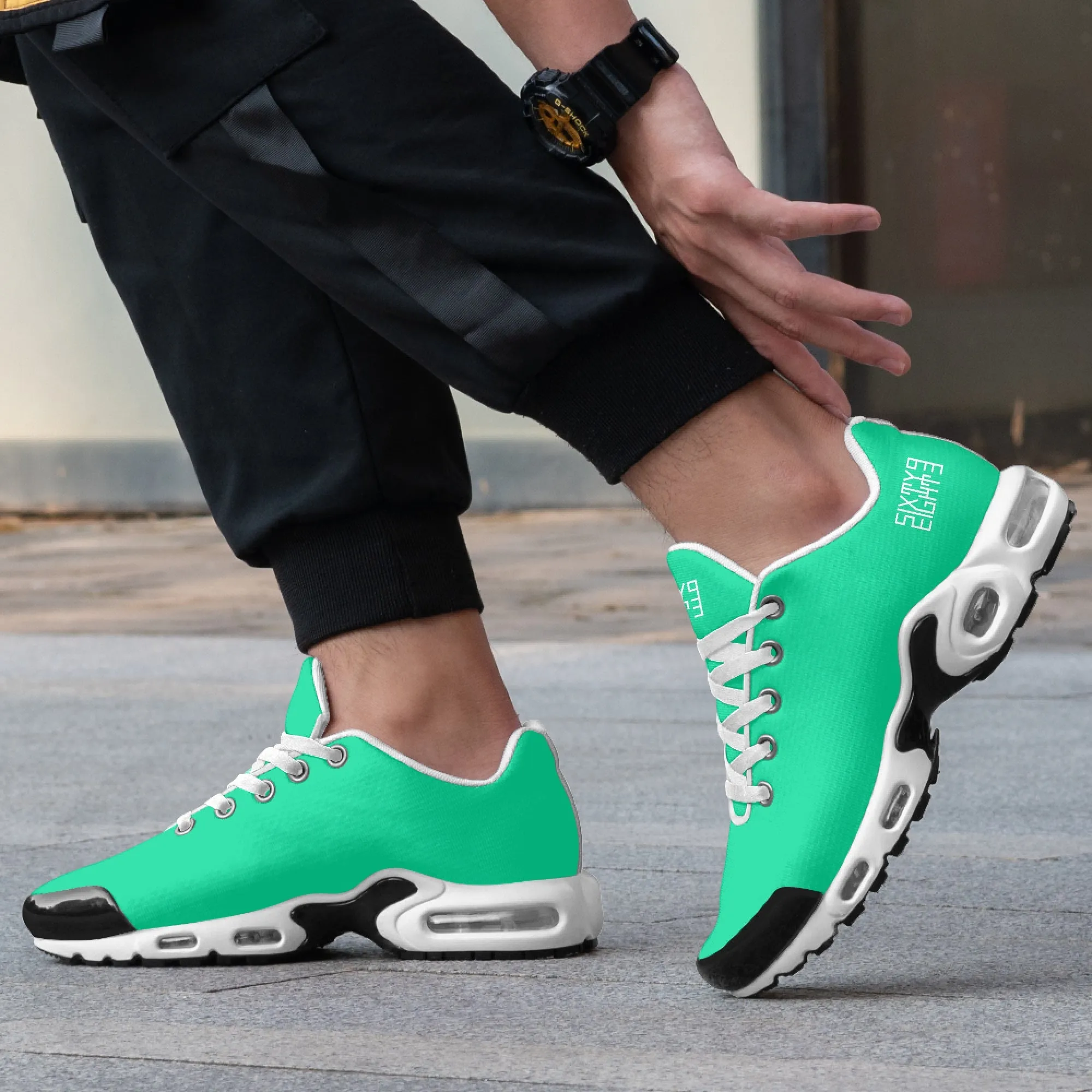 Sixty Eight 93 Logo White Sea Green BMK Shoes