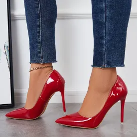 Sohiwoo Women Women High Heels Pointed Toe Slip on Stiletto Pumps Dress Shoes