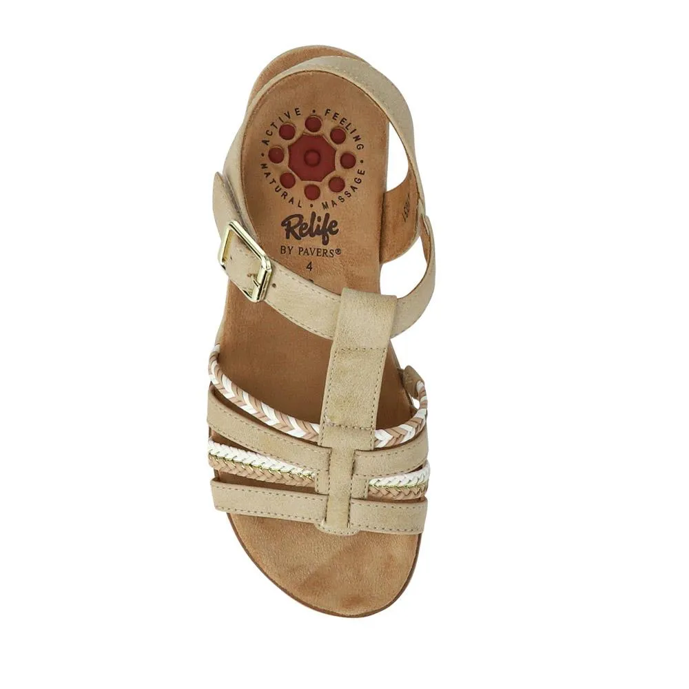 Strappy Buckle-Up Sandals - RELIF41031 / 326 874