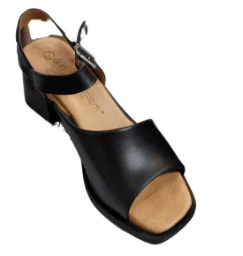 Unity In Diversity Women's Padrino Heeled Sandals- Black