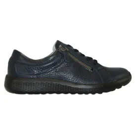 Waldlaufer Wide Fit Walkers- 634002 - Navy